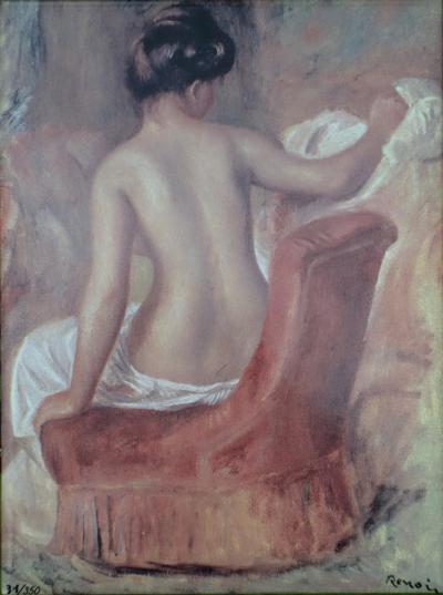 Pierre Auguste RENOIR (d’après) - Nu dans un fauteuil - Sérigraphie signée 2