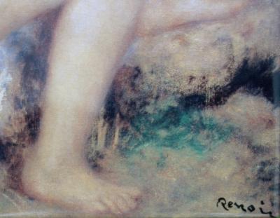 Pierre Auguste RENOIR (d’après) : Baigneuse s’essuyant - Sérigraphie signée 2