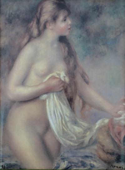 Pierre Auguste RENOIR (d’après) : Baigneuse aux cheveux longs - Sérigraphie signée 2