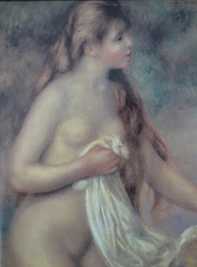 Pierre Auguste RENOIR (d’après) : Baigneuse aux cheveux longs - Sérigraphie signée 2