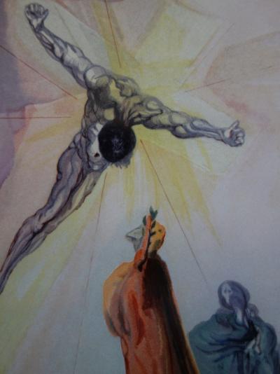 Salvador DALI (d’après) - Apparition du Christ, sérigraphie signée - 490 exemplaires 2