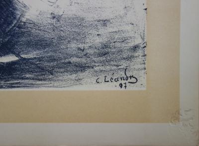 Charles LEANDRE - NOEL, Lithographie originale signée (1897) 2