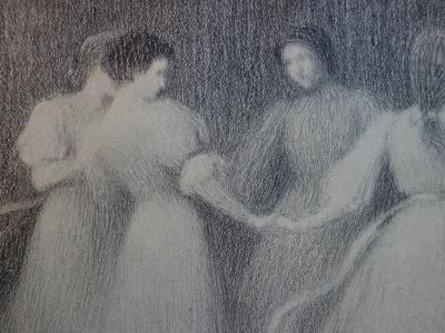 Henri LE SIDANER - La Ronde, 1987, Lithographie originale  signée 2