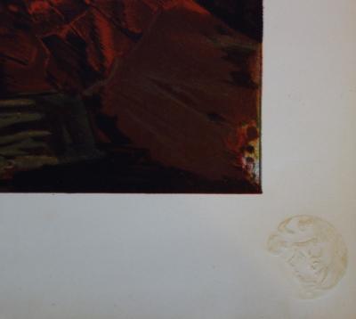 Alfred Pierre Agache - Impéria, Lithographie originale signée (1897) 2