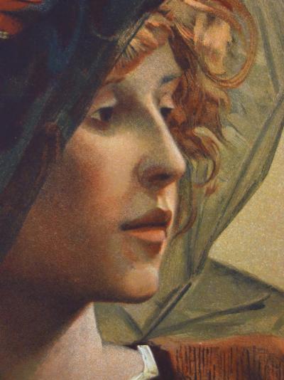 Alfred Pierre Agache - Impéria, Lithographie originale signée (1897) 2