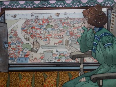 Gustave-Max STEVENS: Solveig, Original signed lithograph (1897) 2