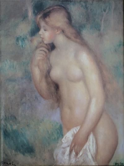 Pierre Auguste RENOIR (d’après) : Baigneuse debout - Sérigraphie signée - 350exp 2