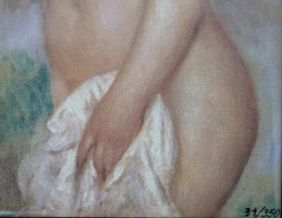 Pierre Auguste RENOIR (d’après) : Baigneuse debout - Sérigraphie signée - 350exp 2