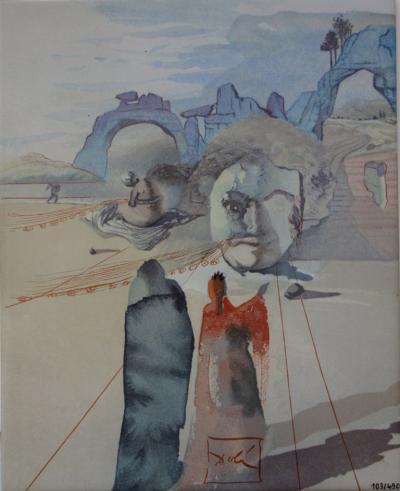 Salvador DALI (d’après) : Avarice et prodigalité - Sérigraphie signée - 490exp 2