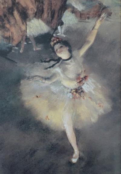 Edgar DEGAS (after) - Ballerina, l'Etoile signed screenprint - Post Modern Art - Plazzart