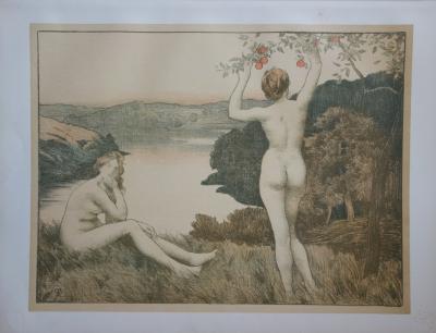René MENARD - Automne - Lithographie originale signée 2