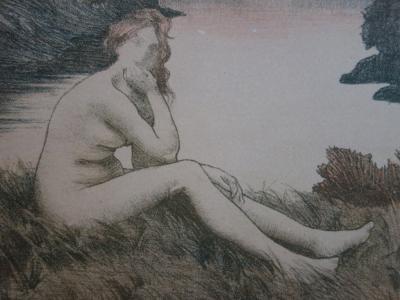 René MENARD - Automne, Lithographie originale  signée 2