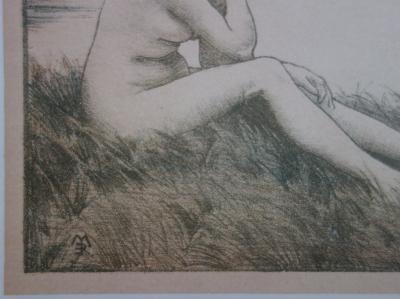 René MENARD - Automne - Lithographie originale signée 2