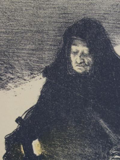 Charles LEANDRE - NOEL, Lithographie originale  signée (1897) 2