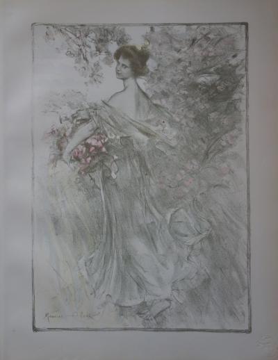 Maurice ELIOT - Printemps, Lithographie originale signée (1897) 2