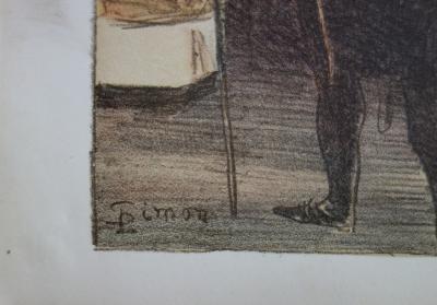 Lucien Simon -  Les Marguilliers, 1897 - Lithographie originale signée 2