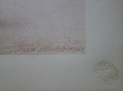 Camille BELLANGER -  La Blanchisseuse, 1897 - Lithographie originale signée 2