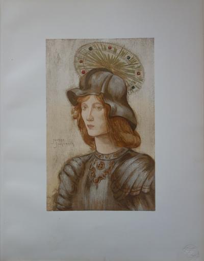 Jeanne Jacquemin - Saint-Georges, Lithographie originale  signée (1897) 2