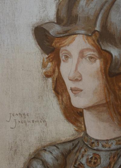 Jeanne Jacquemin - Saint-Georges, Lithographie originale  signée (1897) 2