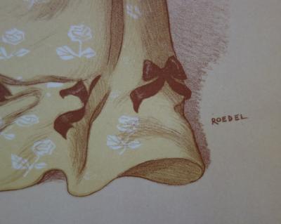 Roedel - La Romance, Lithographie originale  signée (1897) 2