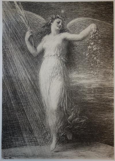 Henri FANTIN-LATOUR - Immortalité, 1897 - Lithographie originale signée 2