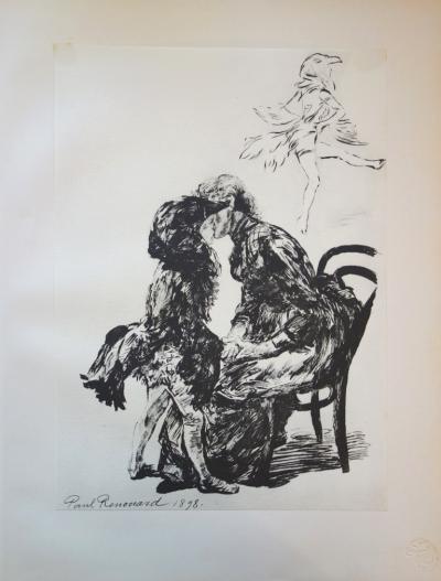 Jules Alexis Muenier - Le Retour des champs , Lithographie originale  signée (1897) 2