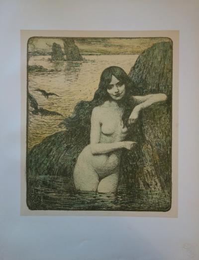 Charles Guerin - Sirène, 1897 - Lithographie originale signée 2