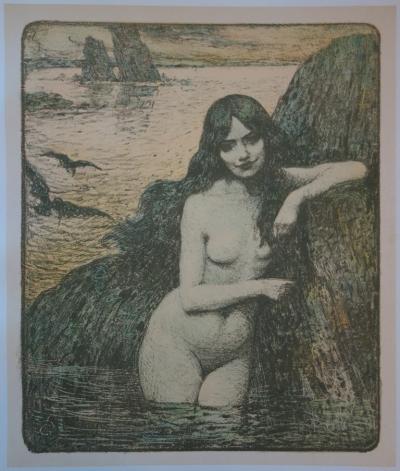 Charles Guerin - Sirène, 1897 - Lithographie originale signée 2