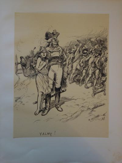 A. Willette - Valmy, Original signed lithograph (1897) 2