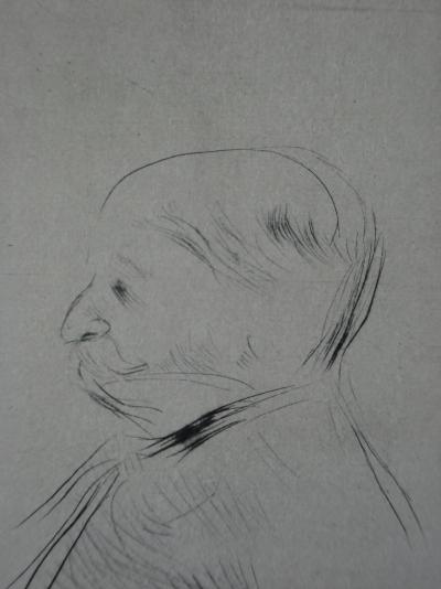 Henri de TOULOUSE LAUTREC : Portrait de Monsieur X - Gravure originale signée 2
