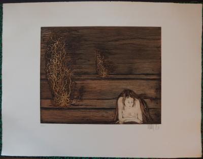 Lars BO - L’esprit du bois - Gravure et aquatinte signée au crayon 2