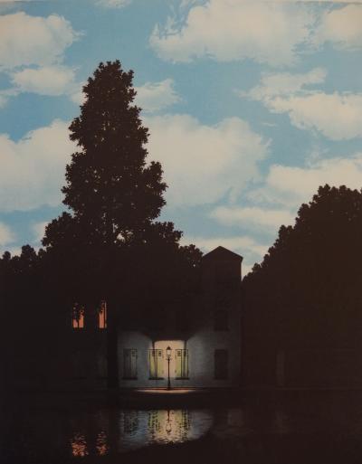 René MAGRITTE (1898-1967) - L’Empire des Lumières, Lithographie 2