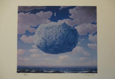 René MAGRITTE - La Flèche de Zénon, Lithographie 2