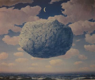 René MAGRITTE - La Flèche de Zénon, Lithographie 2