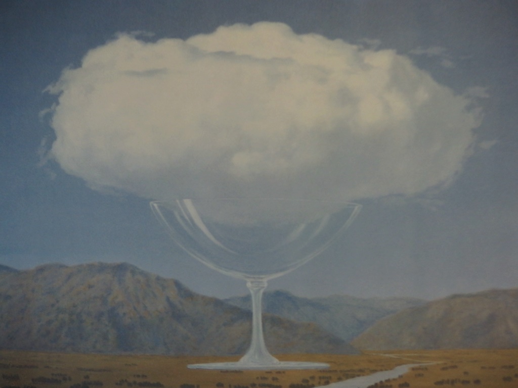 Lithographie Originale Signée René Magritte "The Domain Of Arnheim" 1962 - Certifiée COA