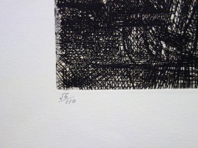 Marcel GROMAIRE : L’art de la conversation, gravure originale signée 2
