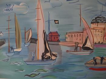 Raoul DUFY - Les Régates, Lithographie 2