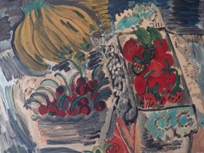 Raoul DUFY (d’après) - Nature morte aux bananes, Lithographie signée 2