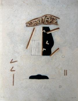 Brian NISSEN - Mariposa Obsidiana 9, 1981 - Gravure signée au crayon 2