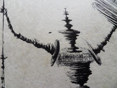 Salvador DALI (d’après) - Don Quichotte et Sancho, Lithographie 2