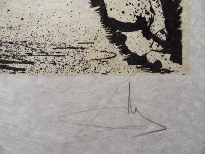 Salvador DALI (d’après) - Don Quichotte et Sancho, Lithographie 2