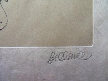 Hans BELLMER : Personne ne sait la douceur - Gravure originale signée 2