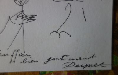Raymond PEYNET - Les amoureux de la St Valentin, Dessin original signé 2