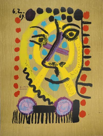 Pablo PICASSO (d’après) - Portrait Imaginaire, Toreador, Lithographie 2