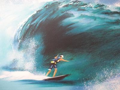 Victor SPAHN - La Vague - Lithographie signée 2