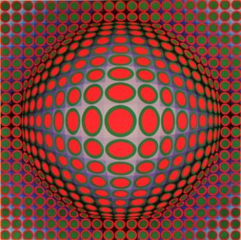 Victor VASARELY - VEGA-TEK, 1971, Sérigraphie d’époque 2