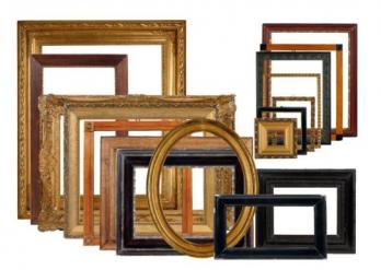 Cadre Art nouveau, début XXe, Bois 2