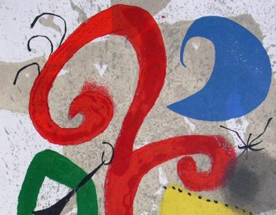 Joan MIRÓ - Jardin au clair de lune, 1973 - Lithographie signée 2