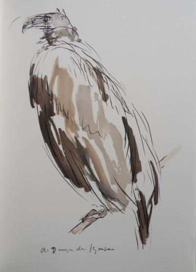 Dunoyer de SEGONZAC - Les vautours et les pigeons, Lithographie originale 2