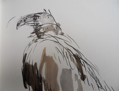 Dunoyer de SEGONZAC - Les vautours et les pigeons, Lithographie originale 2